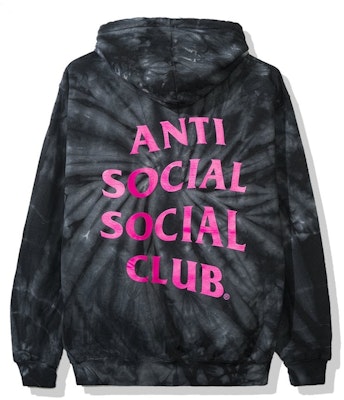 Anti Social Social Club Laguna Hoodie (FW19) Hitam Tie Dye Buy Anti Social Social Club Laguna Hoodie (FW19) Hitam Tie Dye