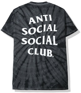 反社会社会俱乐部LAGUNA黑色扎染T恤(FW19) Buy 反社会社会俱乐部LAGUNA黑色扎染T恤(FW19)