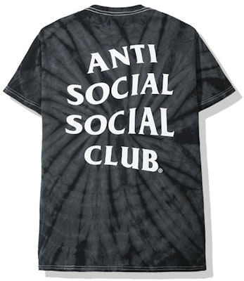 反社会社会俱乐部LAGUNA黑色扎染T恤(FW19) Buy 反社会社会俱乐部LAGUNA黑色扎染T恤(FW19)