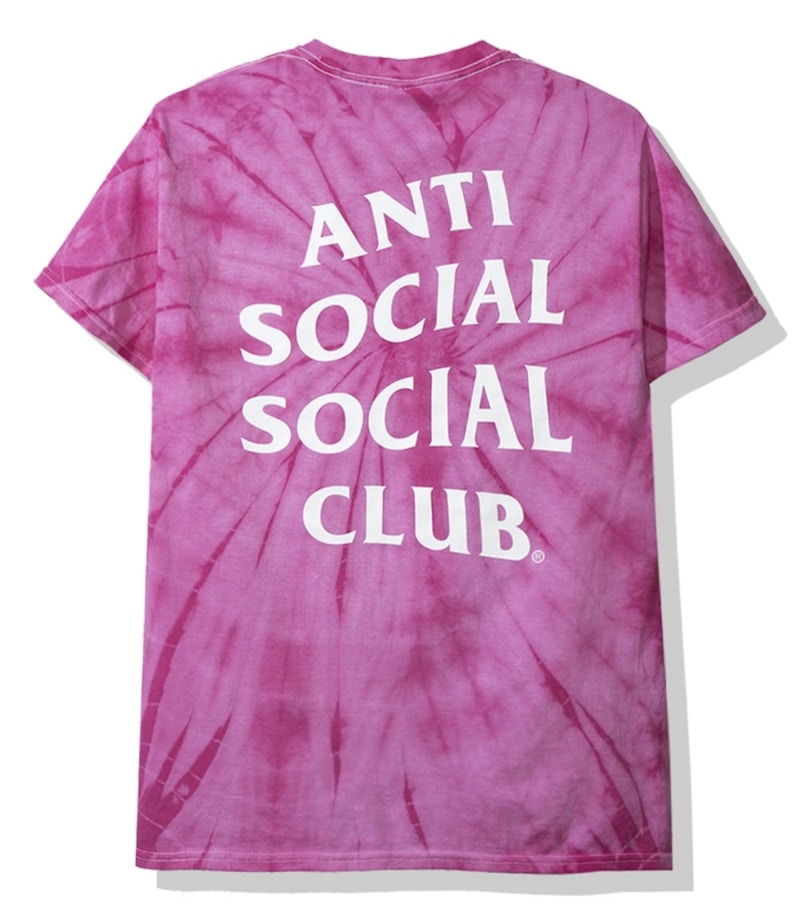Anti Social Social Club Laguna Tee (FW19) Pink Tie Dye