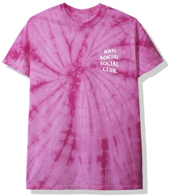 Anti Social Social Club Laguna Tee (FW19) Pink Tie Dye Order Anti Social Social Club Laguna Tee (FW19) Pink Tie Dye