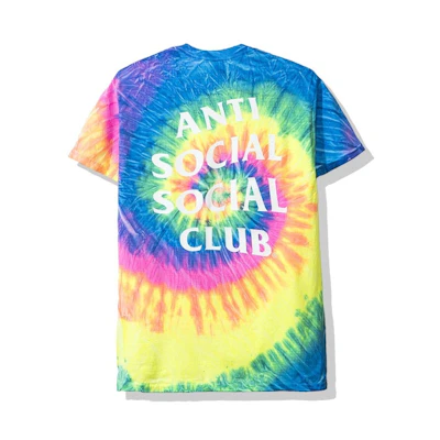 Anti Social Social Club Laguna Tee (FW19) Rainbow Tie Dye