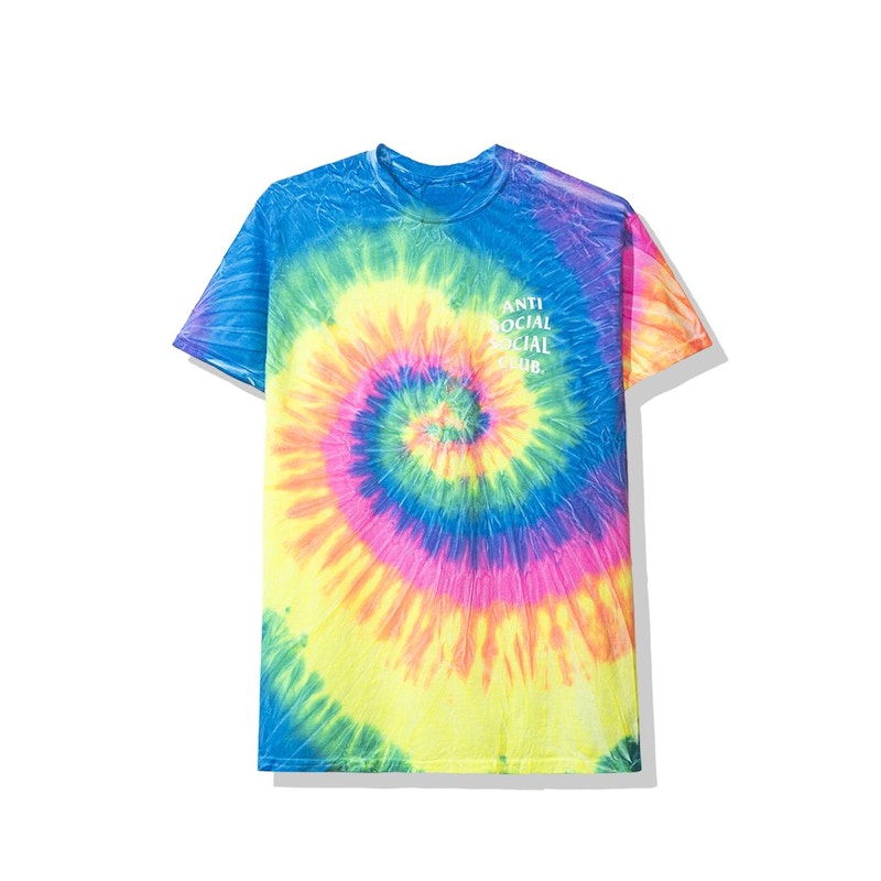 Anti Social Social Club Laguna Tee (FW19) Rainbow Tie Dye 圖 2
