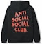 Order 안티 소셜 소셜 클럽 리아타드 후디 블랙