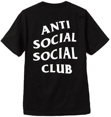 Anti Social Social Club Logo 2 Tee (FW19) Black Order Anti Social Social Club Logo 2 Tee (FW19) Black