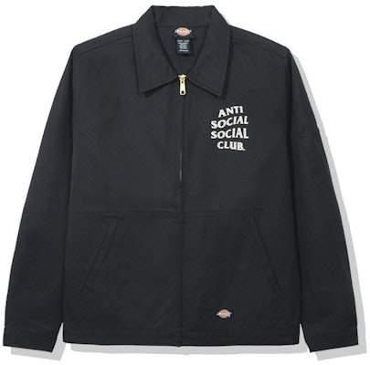Anti Social Social Club Lube Jacket Black Order Anti Social Social Club Lube Jacket Black