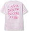 Order Anti Social Social Club Madrid Tee (FW19) Pink