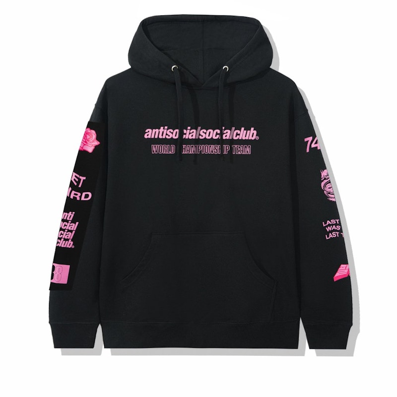 Buy Anti Social Social Club Hoodie Mantras Hitam