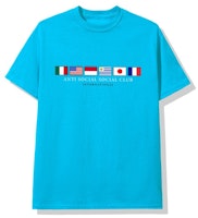 Anti Social Social Club Oceans Tee Blue Anti Social Social Club Oceans Tee Blue
