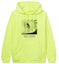 Buy 反社会俱乐部开放思想连帽衫霓虹绿色