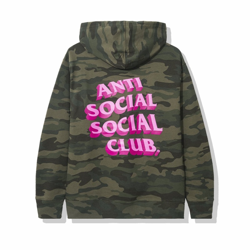 Buy Hoodie Anti Social Social Club Popcorn Camo