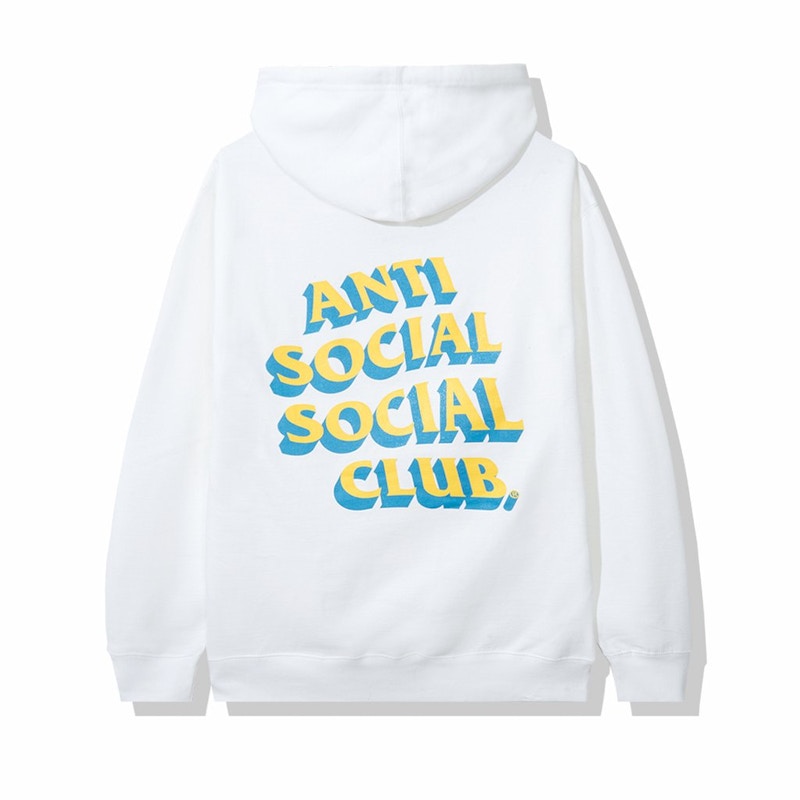 Buy Anti Social Social Club Popcorn Hoodie Putih