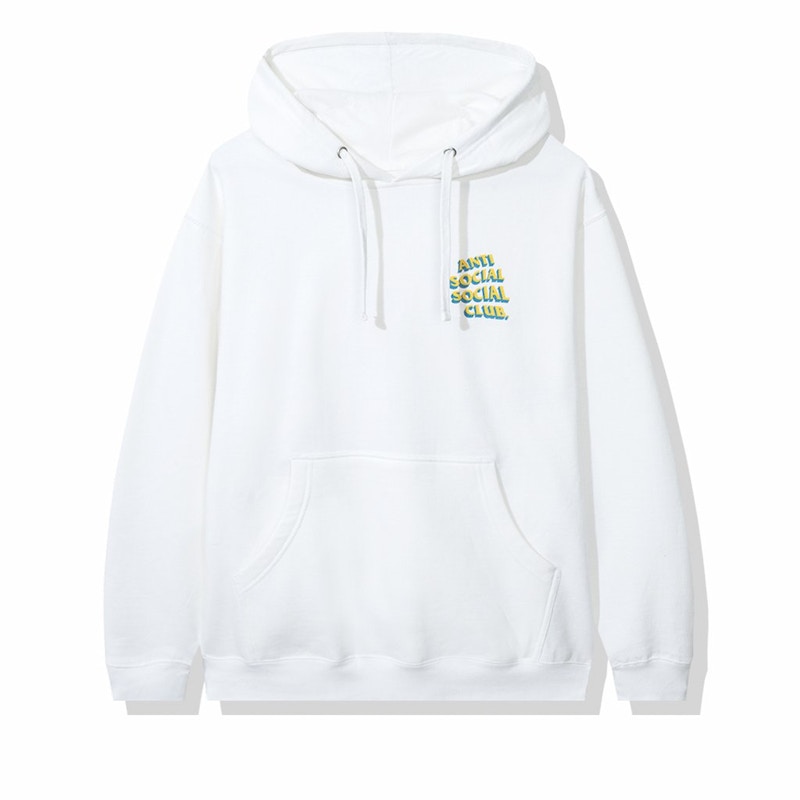 Anti Social Social Club Popcorn Hoodie White 圖 2