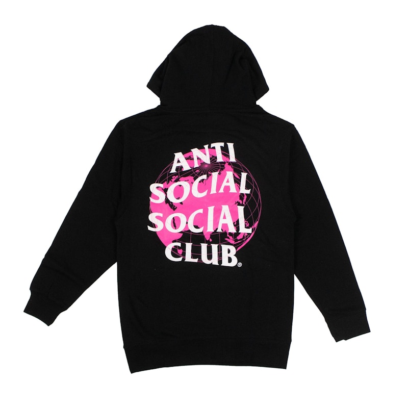 Buy 안티 소셜 소셜 클럽 풀리 후디 블랙 69LE-1672