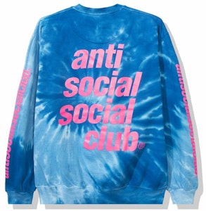 Anti Social Social Club Rotterdam Baju Lengan Panjang Biru Tie Dye Buy Anti Social Social Club Rotterdam Baju Lengan Panjang Biru Tie Dye