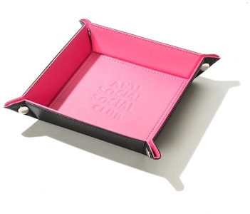 反社会社会俱乐部划痕托盘粉色/黑色 Buy 反社会社会俱乐部划痕托盘粉色/黑色