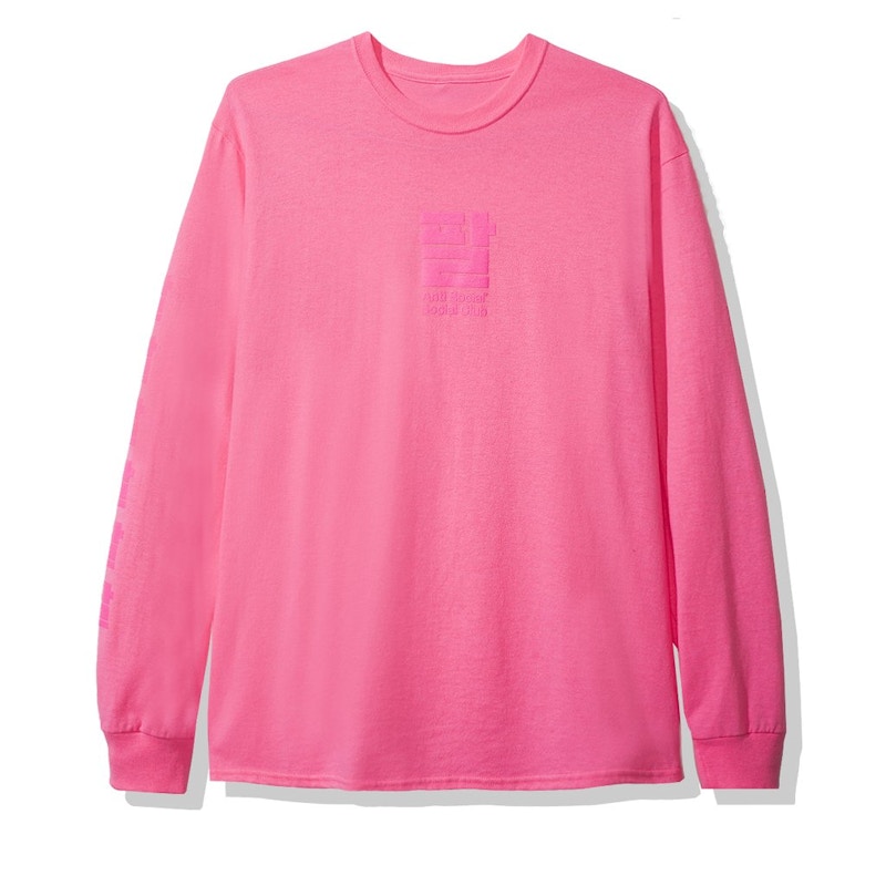 Order Anti Social Social Club Sesame Oil Lengan Panjang Tee (FW19) Pink