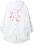 Anti Social Social Club Sinai Fishtail Parka (FW19) White Anti Social Social Club Sinai Fishtail Parka (FW19) White