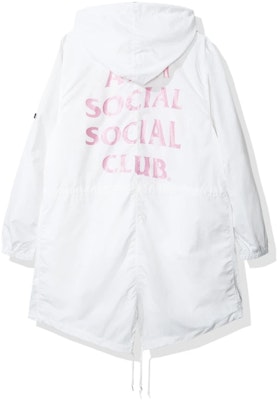 Anti Social Social Club Sinai Fishtail Parka (FW19) White Buy Anti Social Social Club Sinai Fishtail Parka (FW19) White