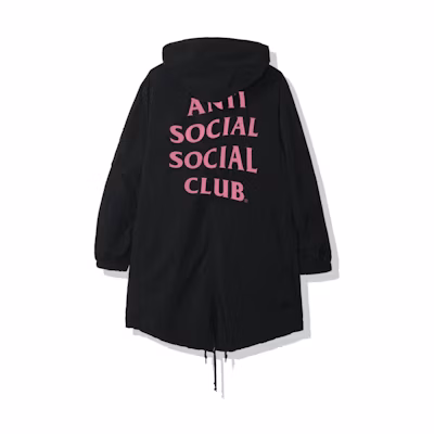 Anti Social Social Club Sinai Fishtail Parka (FW19) Black