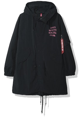 Anti Social Social Club Sinai Fishtail Parka (FW19) Black Order Anti Social Social Club Sinai Fishtail Parka (FW19) Black