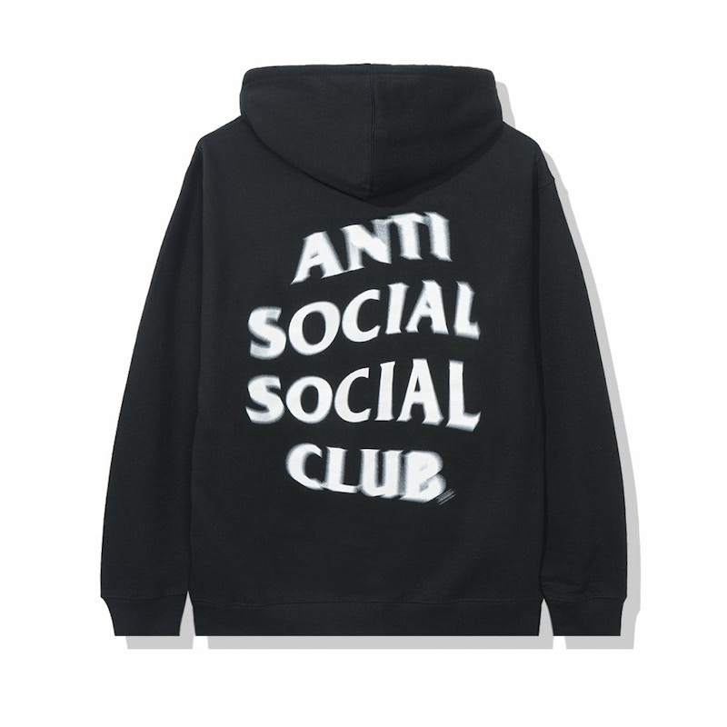 Anti Social Social Club Spiral Hoodie Black