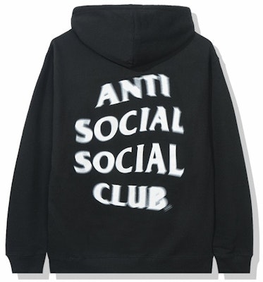 Anti Social Social Club Spiral Hoodie Black Buy Anti Social Social Club Spiral Hoodie Black