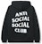 Anti Social Social Club Spiral Hoodie Black