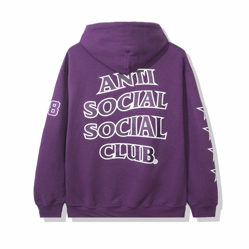 Buy Sudadera con Capucha Morada Anti Social Social Club Sports
