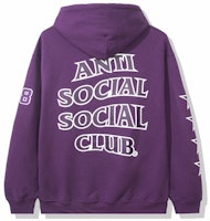 反社會社交俱樂部運動連帽衫紫色款 Buy 反社會社交俱樂部運動連帽衫紫色款