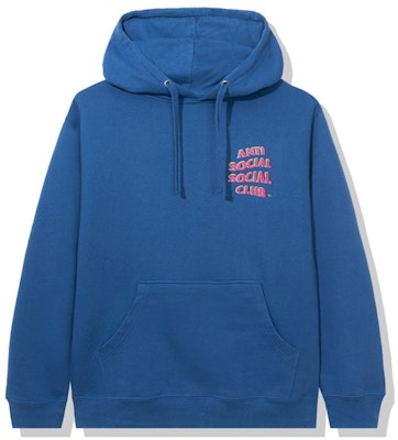 Anti Social Social Club Stir Crazy Hoodie Blue Order Anti Social Social Club Stir Crazy Hoodie Blue