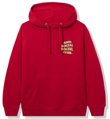 Hoodie Merah Anti Social Social Club Stir Crazy Order Hoodie Merah Anti Social Social Club Stir Crazy