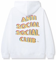 Anti Social Social Club Stir Crazy Hoodie White Anti Social Social Club Stir Crazy Hoodie White