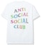 Buy 안티소셜소셜클럽 스터드 벨트 티셔츠 화이트