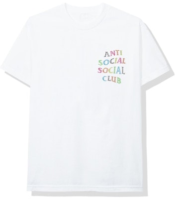 안티소셜소셜클럽 스터드 벨트 티셔츠 화이트 Order 안티소셜소셜클럽 스터드 벨트 티셔츠 화이트