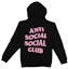 Buy アンチソーシャルソーシャルクラブ 超可愛い黒パーカー 69LE-1674