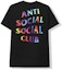Buy Anti Social Social Club The Grove Tee Black