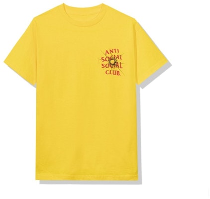 Anti Social Social Club Theories Tee 'Yellow' Order Anti Social Social Club Theories Tee 'Yellow'