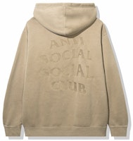 Anti Social Social Club Tone Deaf Hoodie Sand Anti Social Social Club Tone Deaf Hoodie Sand