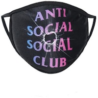 Anti Social Social Club Tongue Tied Mask Black Anti Social Social Club Tongue Tied Mask Black