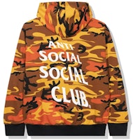 Anti Social Social Club True Colors Orange Hoodie Camo Anti Social Social Club True Colors Orange Hoodie Camo