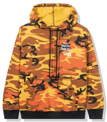 Anti Social Social Club True Colors Orange Hoodie Camo Order Anti Social Social Club True Colors Orange Hoodie Camo