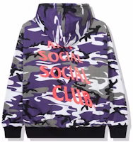 Anti Social Social Club True Colors Purple Hoodie Camo Anti Social Social Club True Colors Purple Hoodie Camo