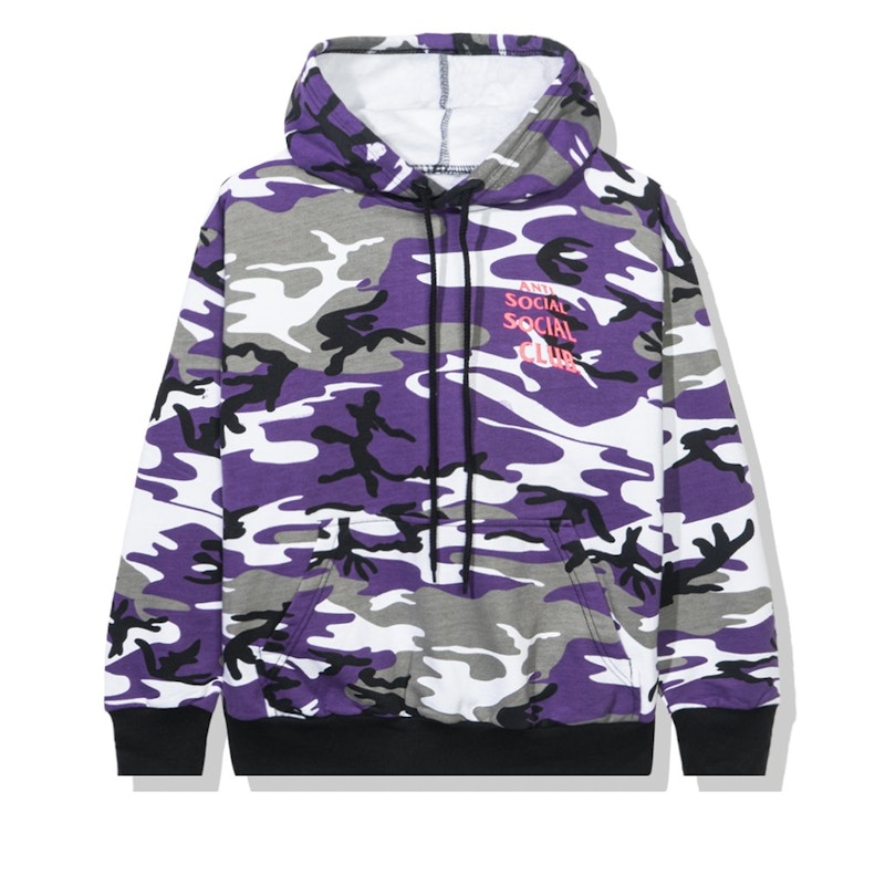 Order Anti Social Social Club Hoodie Warna Ungu Kamuflase