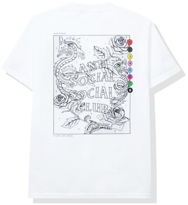 Anti Social Social Club Up To You Tee White Buy Anti Social Social Club Up To You Tee White