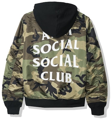 Anti Social Social Club Urus MA1 Jacket (FW19) Camo Buy Anti Social Social Club Urus MA1 Jacket (FW19) Camo
