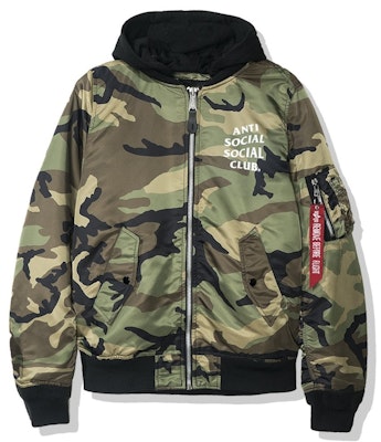 Anti Social Social Club Urus MA1 Jacket (FW19) Camo Order Anti Social Social Club Urus MA1 Jacket (FW19) Camo