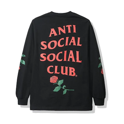 ASSC Violets Are Blue Long Sleeve Tee (FW19) Black