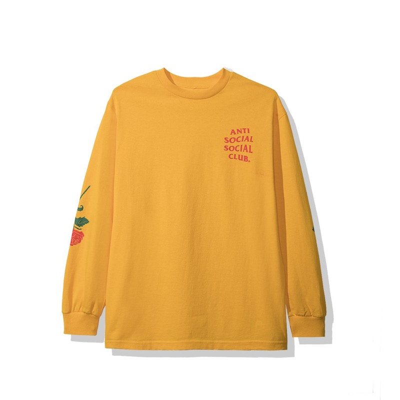 Order Anti Social Social Club Violets Are Blue Long Sleeve Tee (FW19) Kuning