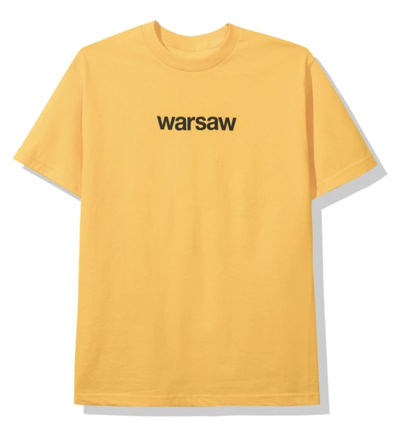 ASSC Warsaw Tee (FW19) Yellow